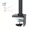 ERGOTRON NX brazo de monitor - negro mate