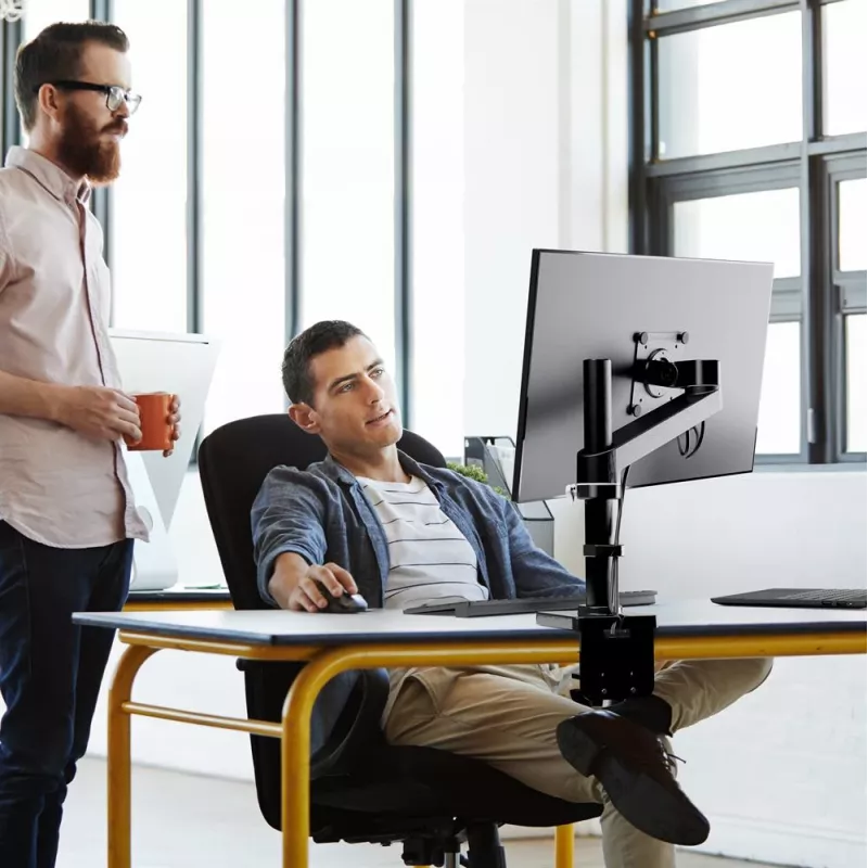 ERGOTRON NX brazo de monitor - negro mate