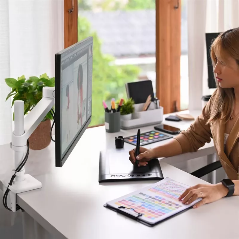 ERGOTRON NX brazo de monitor - blanco