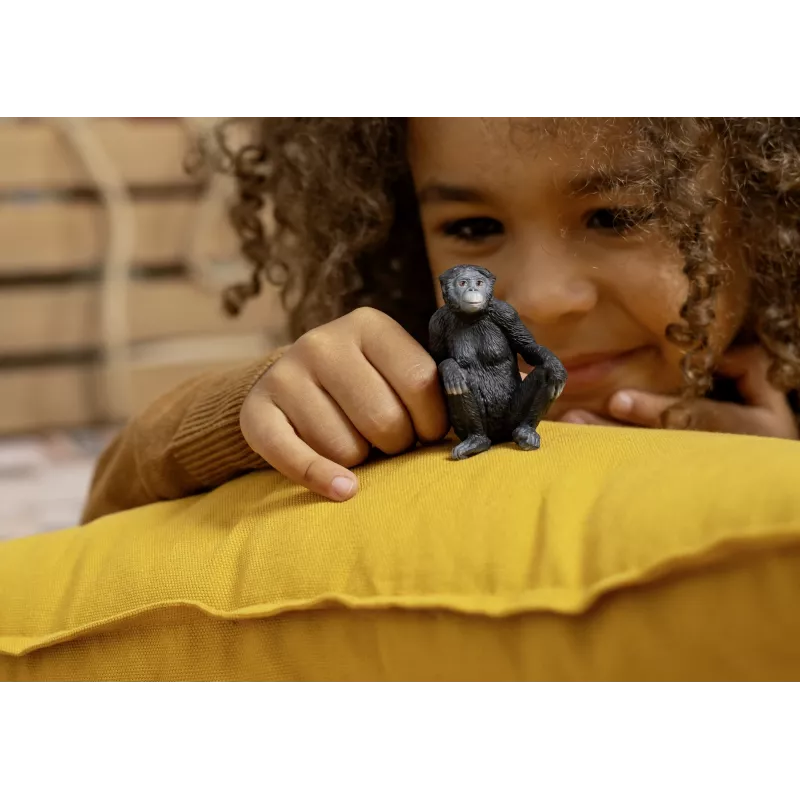 Figura Schleich WILD LIFE Bonobo hembra 14875 negro 3 años