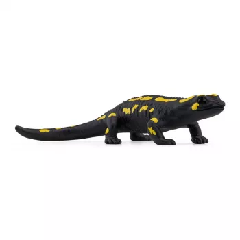 schleich WILD LIFE Salamandra común, 3 años, bosque, animales salvajes / juguete de aventuras, negro, amarillo, plástico