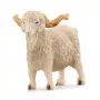 schleich FARM WORLD cabra de Angora, 3 años, granja, animales de granja / juguete de granja, blanco, plástico