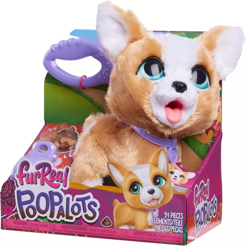 FurReal Poop-a-lots corgi, niño/niña, 4 años, con sonido