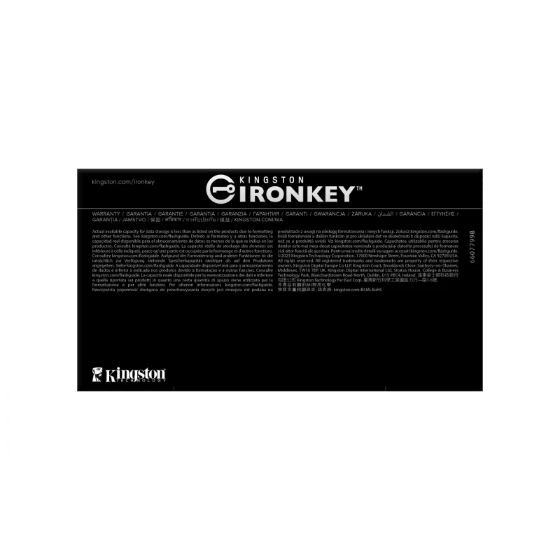 Kingston Technology IronKey 128GB D500S FIPS 140-3 nivel 3 AES-256