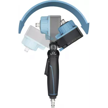 Llave de impacto Hazet 9012ATT accionamiento 1/2 pulgadas — par de aflojamiento 550 Nm