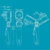 Llave de impacto Hazet 9012ATT accionamiento 1/2 pulgadas — par de aflojamiento 550 Nm