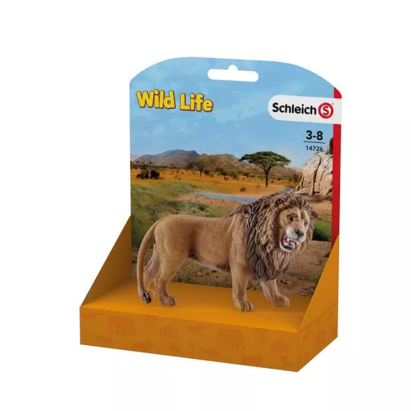 Schleich WILD LIFE león rugiente multicolor plástico a partir de 3 años