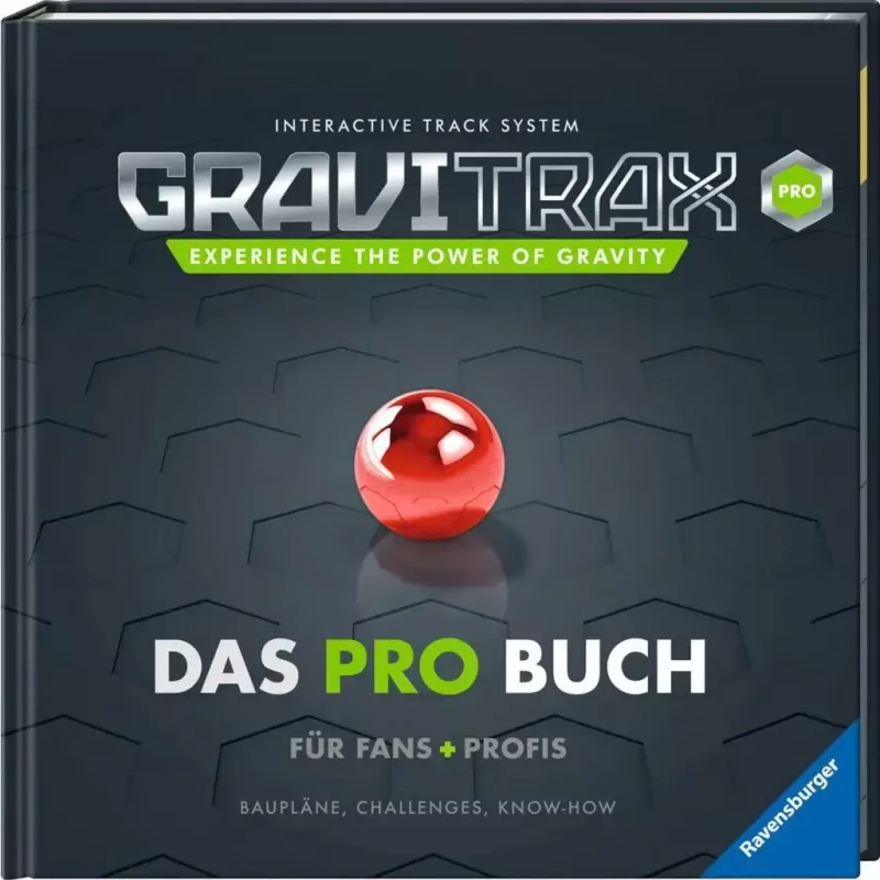 Libro de tapa dura Ravensburger GraviTrax Pro — guía para fans y profesionales (48973)