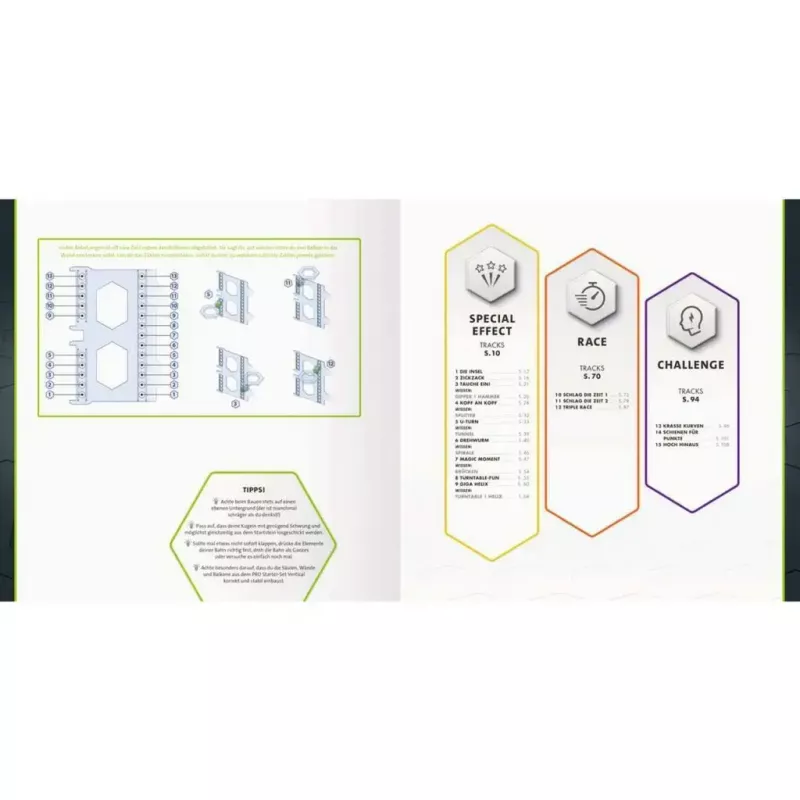 Libro de tapa dura Ravensburger GraviTrax Pro — guía para fans y profesionales (48973)
