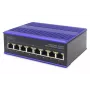 Switch Fast Ethernet industrial de 8 puertos DIGITUS para montaje en carril DIN, rango de temperatura extendido
