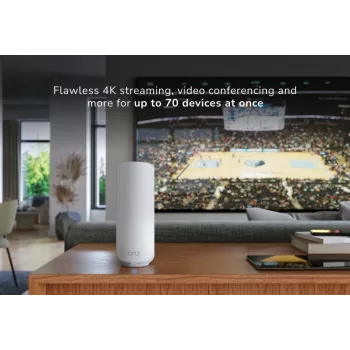 NETGEAR Orbi 370 Dual-Band (2,4 GHz / 5 GHz) Wi-Fi 7 (802.11be) blanco 2 interno