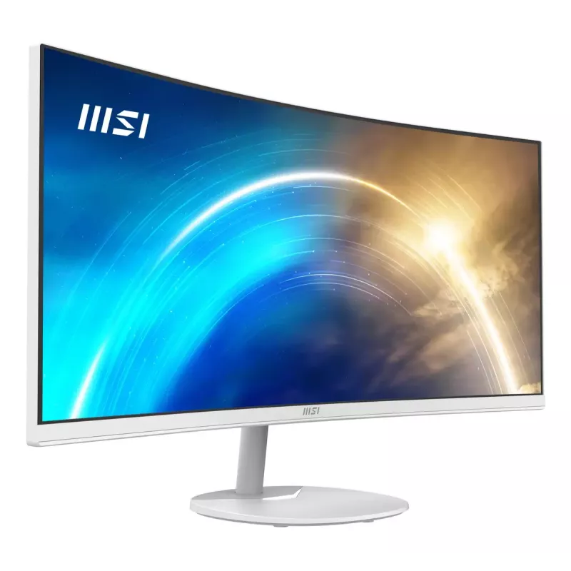 Monitor de ordenador MSI Pro MP341CQWDE 86,4 cm (34 pulgadas) 3440 x 1440 píxeles UltraWide Quad HD blanco