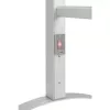 ProfiCare PC-EHW 3115 toallero eléctrico, 125 W, montaje en pared o independiente, plateado