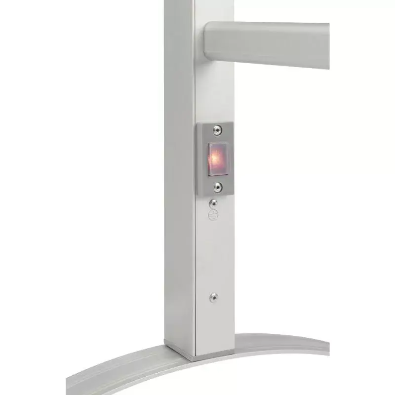 ProfiCare PC-EHW 3115 toallero eléctrico, 125 W, montaje en pared o independiente, plateado