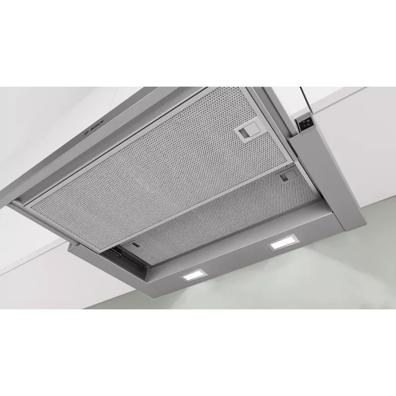 Campana extractora Bosch Serie 2 DFL063W57 semintegrada (extraíble) metálica, plateada 351 m³/h