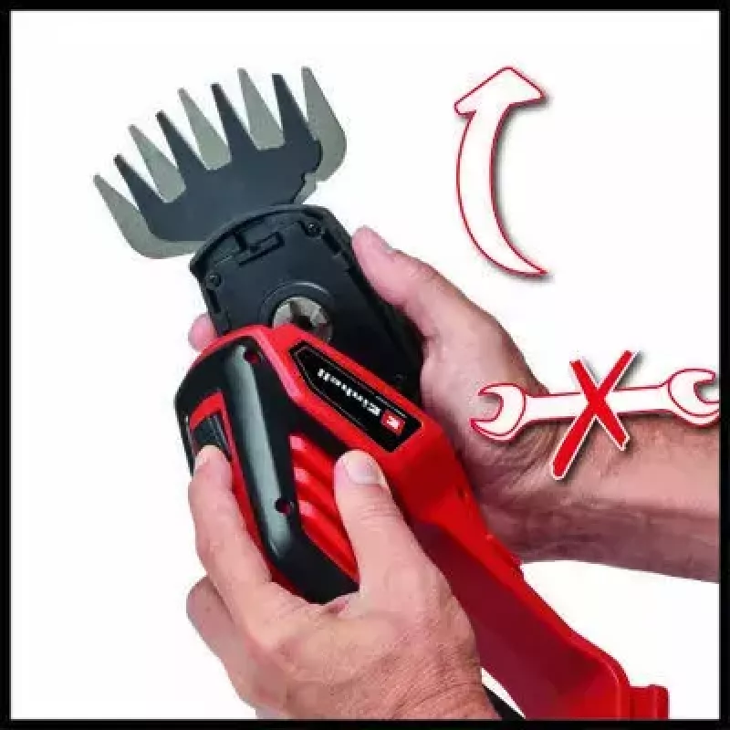 Tijeras de hierba con batería Einhell GE-CG 18/100 Li T-Solo 10 cm 18 V