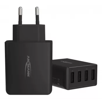Cargador USB de pared ANSMANN 4 puertos