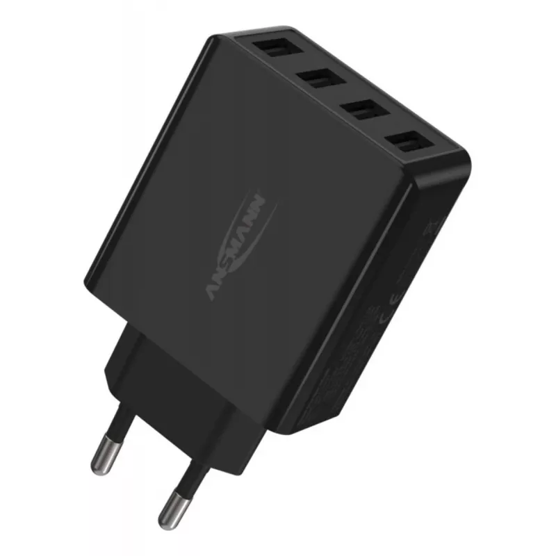 Cargador USB de pared ANSMANN 4 puertos