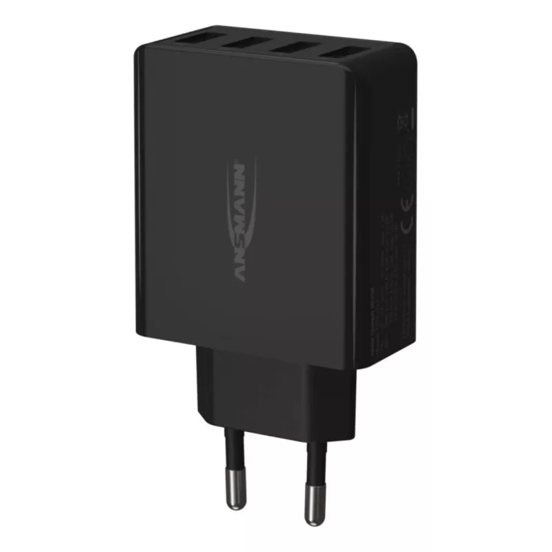 Cargador USB de pared ANSMANN 4 puertos