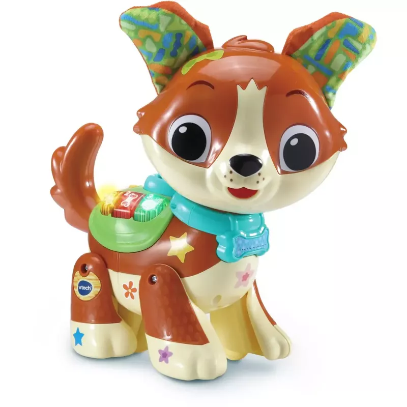Figura de juego VTech Run With Me Puppy 80-552564 juguete educativo interactivo con sonidos y movimiento