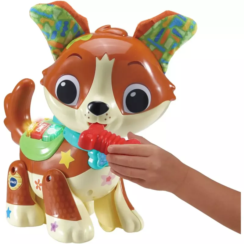 Figura de juego VTech Run With Me Puppy 80-552564 juguete educativo interactivo con sonidos y movimiento