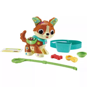 Figura de juego VTech Run With Me Puppy 80-552564 juguete educativo interactivo con sonidos y movimiento