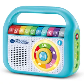 VTech Baby Mi primer reproductor de música, juguete musical, 2 año(s), AA, 480 g, azul, blanco