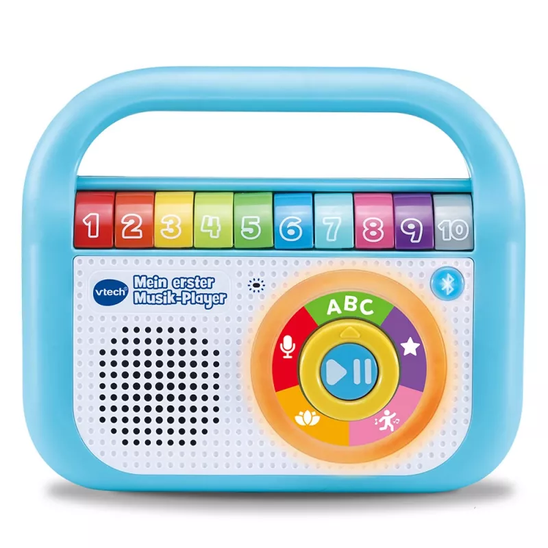 VTech Baby Mi primer reproductor de música, juguete musical, 2 año(s), AA, 480 g, azul, blanco