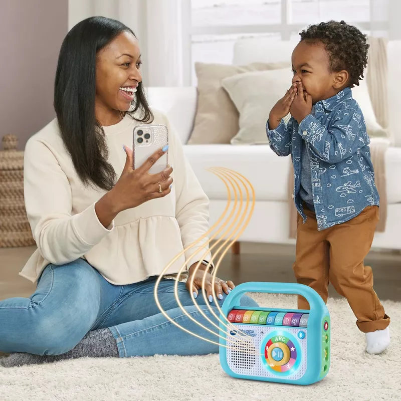 VTech Baby Mi primer reproductor de música, juguete musical, 2 año(s), AA, 480 g, azul, blanco