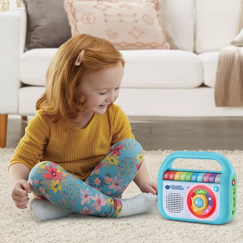 VTech Baby Mi primer reproductor de música, juguete musical, 2 año(s), AA, 480 g, azul, blanco