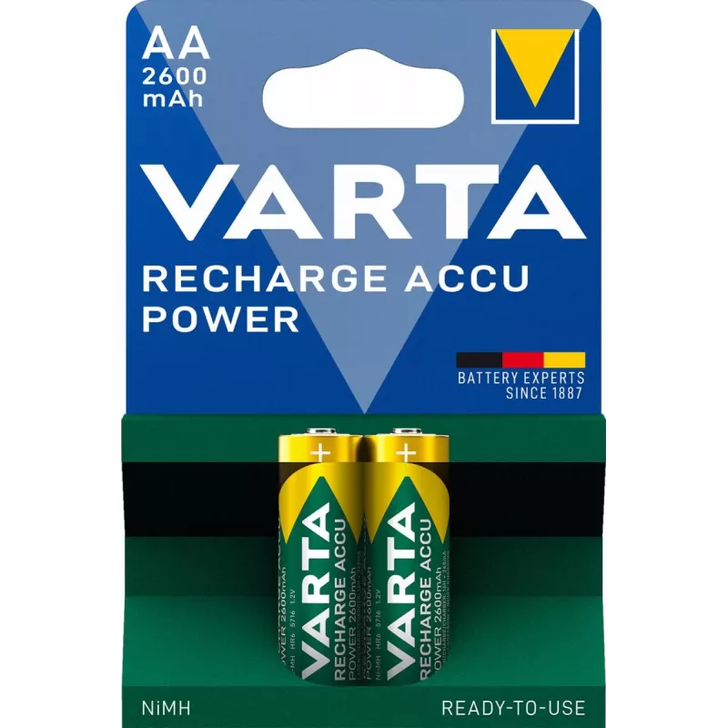 Batería recargable VARTA AA NiMH 2600 mAh