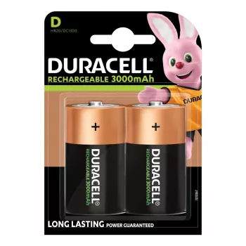 Duracell pila doméstica pila recargable D de níquel-metal hidruro (NiMH)