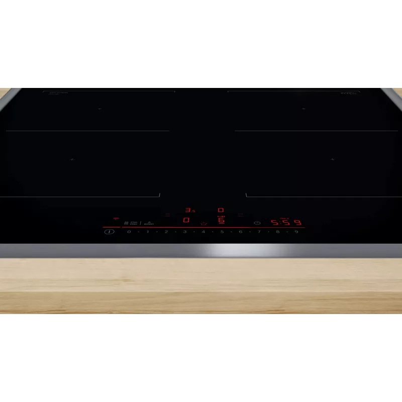 Placa de cocina Bosch Serie 6 PVQ645HB1E negra integrada 60 cm placa de inducción 4 zona(s)