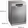 Lavavajillas Bosch Serie 6 SMS6ZCI16E de libre instalación 14 cubiertos