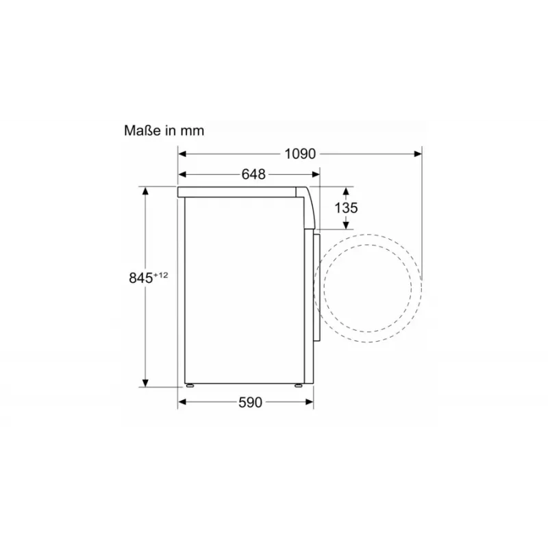 Bosch Serie 8 WGB244A40 lavadora de carga frontal, 9 kg, 1400 rpm, i-Dos, blanco/negro