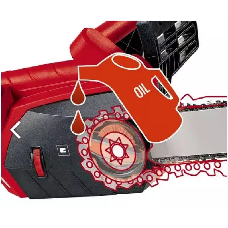 Motosierra Einhell GE-EC 2240 2200 W negro rojo
