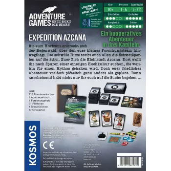 Kosmos Adventure Games - Expedition Azcana Juego de mesa viajes/aventura