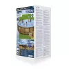 Bestway 56977 Piscina desmontable con estructura de acero redonda 23062 L marrón