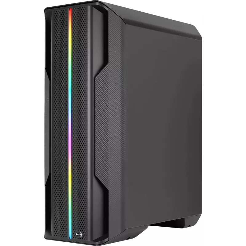 Aerocool Splinter Duo-G-BK-v1 caja ATX Mid Tower, cristal templado, negro