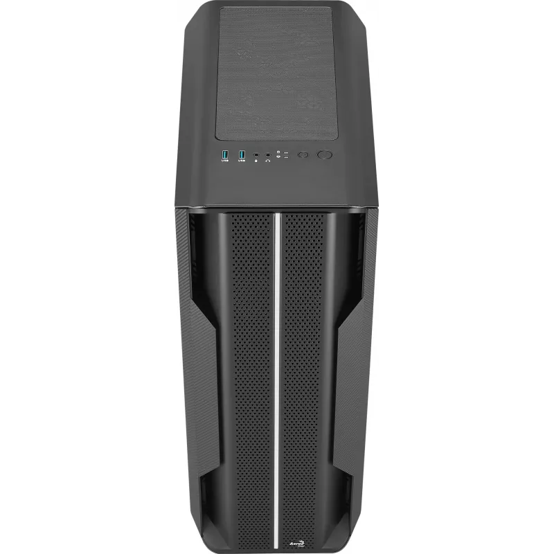 Aerocool Splinter Duo-G-BK-v1 caja ATX Mid Tower, cristal templado, negro