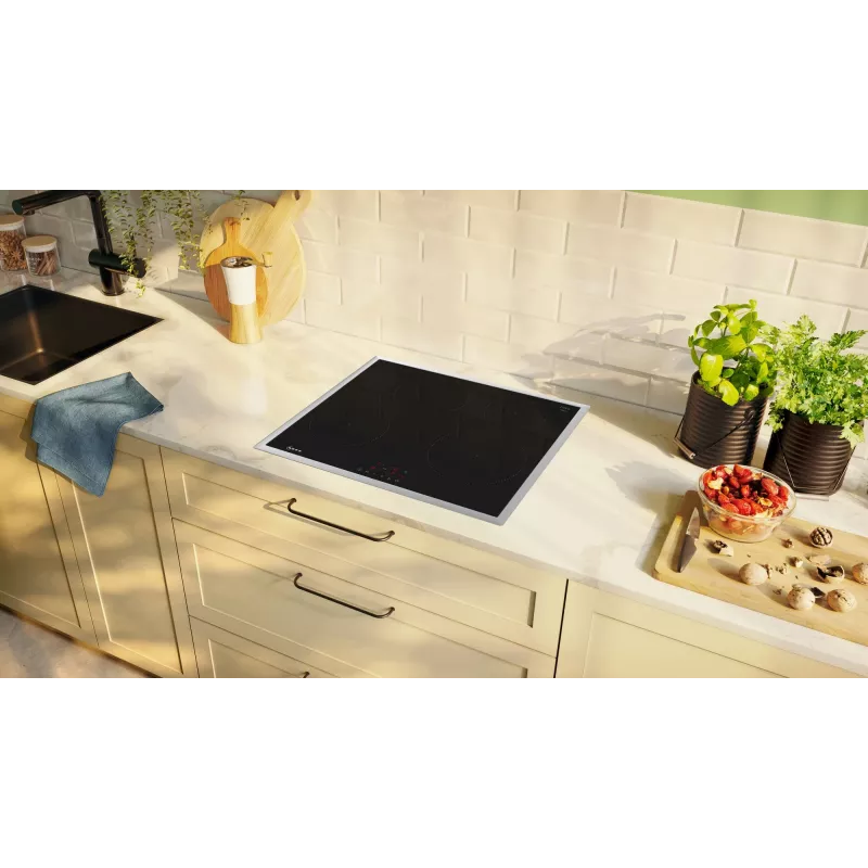 Neff T56SBF1L0 Placa de cocina negra de encastre 60 cm placa de inducción con zonas 4 zona(s)