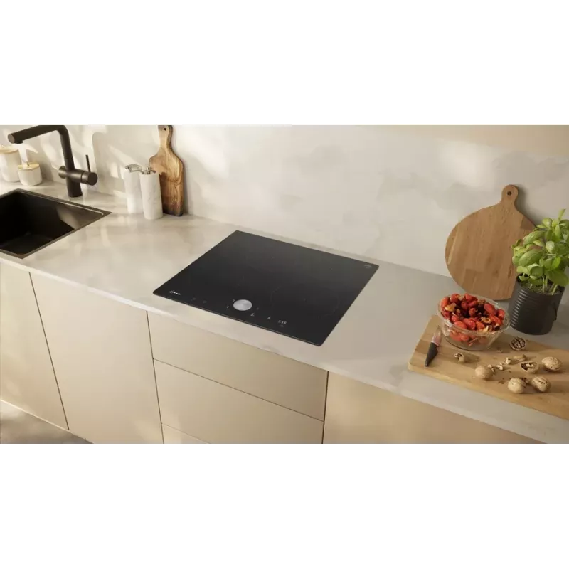 Neff T56PTF1L0 Placa de cocina negra de encastre 60 cm placa de inducción por zonas 4 zona(s)