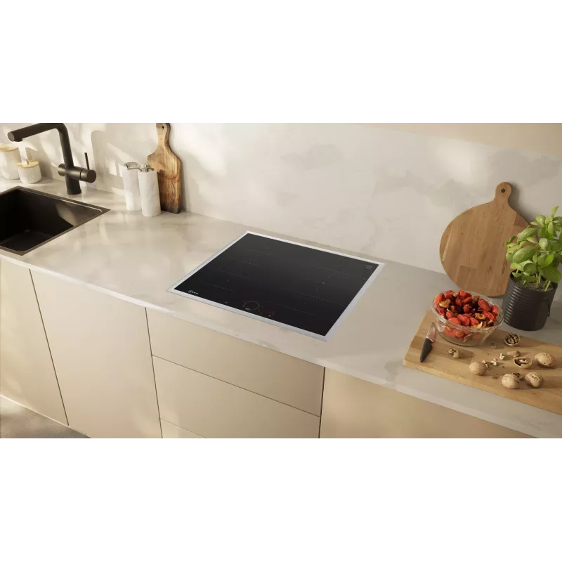 Neff T66SHX4L0 Placa de cocina negra de encastre 60 cm placa de inducción por zonas 4 zona(s)