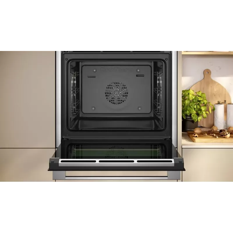 Neff N 70 B24CR31N0 Horno 71 L Negro, acero inoxidable