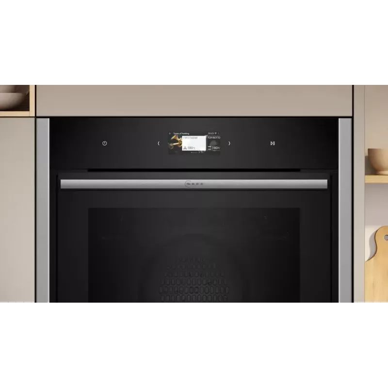 Neff B64CS71N0 Horno 71 L Negro, acero inoxidable
