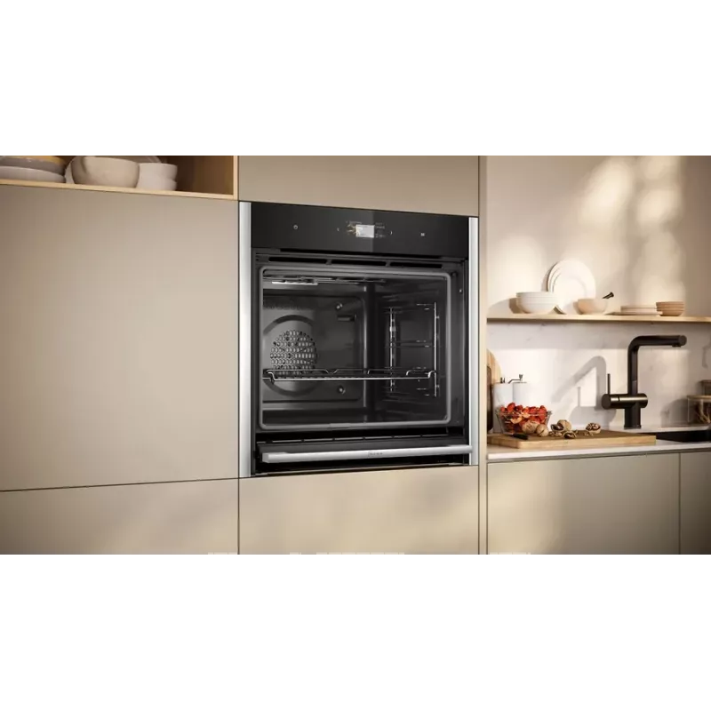 Neff B64CS71N0 Horno 71 L Negro, acero inoxidable