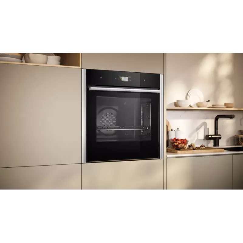 Neff B64CS71N0 Horno 71 L Negro, acero inoxidable