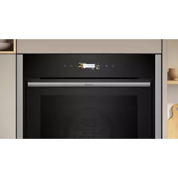 Neff B54CR71N0 Horno 71 L Negro, acero inoxidable