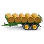 Modelo de camión/remolque Siku Remolque para balas redondas 2891 verde