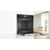 Bosch Serie 8 HRG7764B1 horno encastrable, 60 cm, 71 l, A+, vapor, AirFry, pirólisis, Home Connect, negro